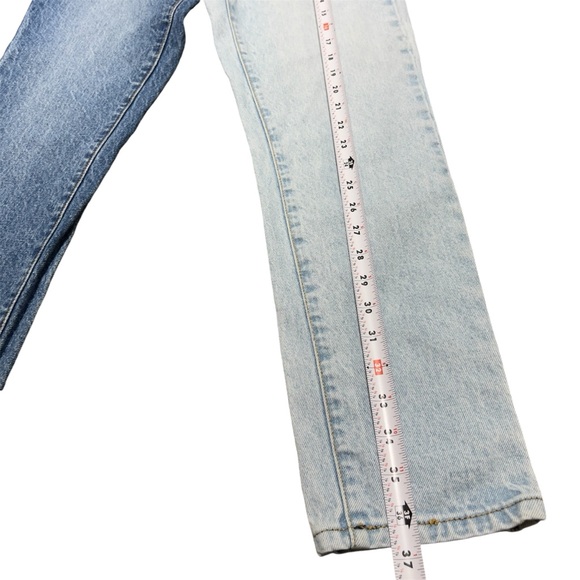 Revice Jeans Womens 25 Yin Yang Crop Two Toned Retro Front To Back Zipper Denim - Picture 11 of 13